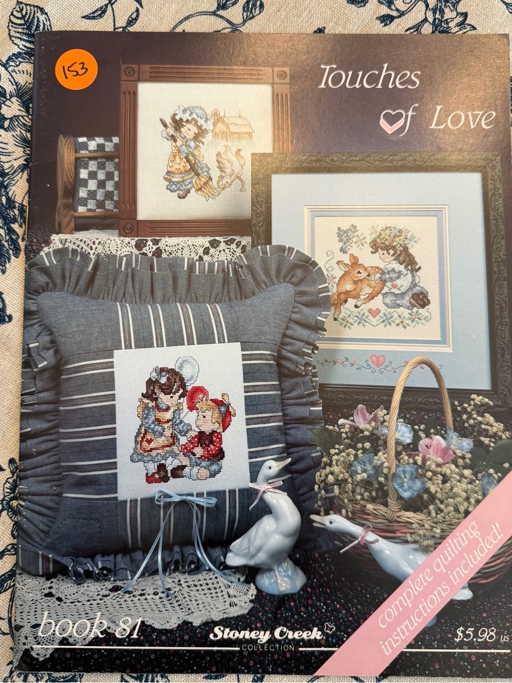 Stoney Creek‎ Cross Stitch patterns TOUCHES OF LOVE 12 designs Book 81 Quilt